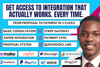 dubsado integration quickbooks gohighlevel taxdome flowlu 17hats stripe proposal