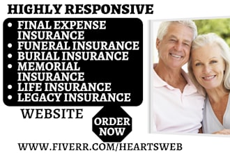 design final expense burial insurance funeral senior life insurance website