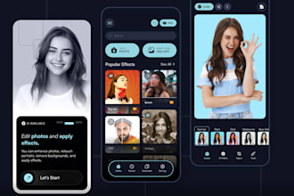 develop ai image generation app, ai video generation app, ai photo editing app