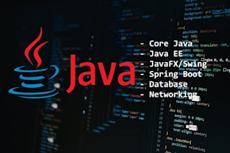 help you in java,java swing,javafx ,java programming in netbeans,bluej,eclipse
