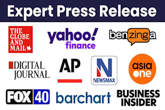 publish your press release on top sites like yahoo finance