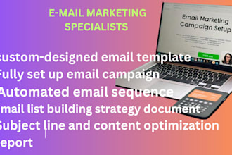 create email marketing campaign set up mailchip email marketing
