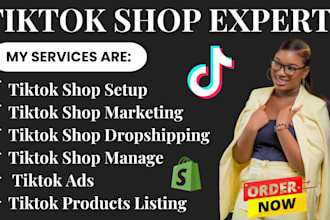setup tiktok shop tiktok shop manager tiktok shop dropshipping product listing