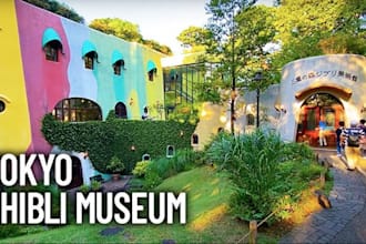 booked studio ghibli museum ticket and pokemon cafe, in tokyo, japan