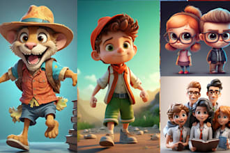 create professional ai art and detailed story book illustrations