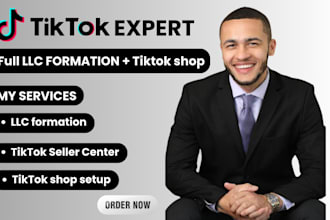do tiktok seller center setup tiktok shop approval llc formation tts llc ein
