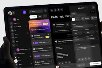 do saas, CRM and admin dashboard UI UX design in figma