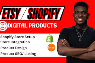 create etsy store shopify print on demand etsy products listing digital planner
