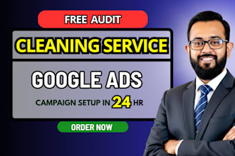 setup google ads for your cleaning service