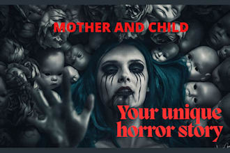 ghostwrite or rewrite a unique horror story for you