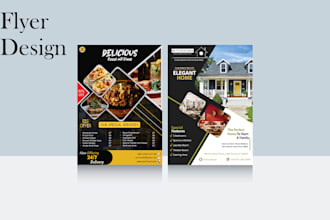 delicious food flyer design to boost your business