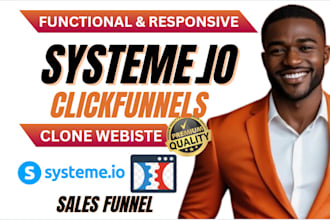 clone systeme io website systeme io sales funnel clickfunnel sales funnel