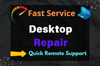 fix, troubleshoot windows 10 11, mac, laptop  remotely