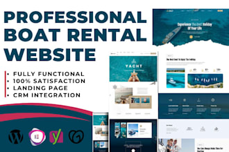 generate boat rental website yacht charter website booking boat rental lead