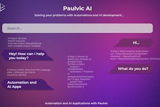 automate tasks and build ai powered applications
