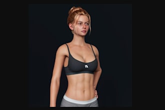 3d realistic model,fur texture,xgen model,hair texture,maya,hair grooming,animal