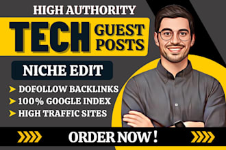 publish tech guest posts on hig da USA,UK technology blog with dofollow backlink
