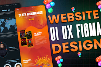 stunning figma UI UX website and mobile app design