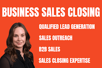 sales closer sales representative linkedin message b2b sales leads generation