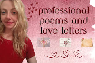 write you a meaningful, emotional poem or love letter