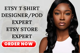 design t shirt for etsy print on demand printful pod printify t shirt designer