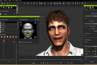 create custom 3d character creator 4 and iclone 8  using iclone, maya, blender