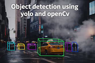 develop custom object detection and computer vision projects using yolo, opencv