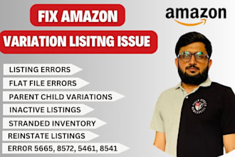 resolve and fix your amazon product listing variation issues