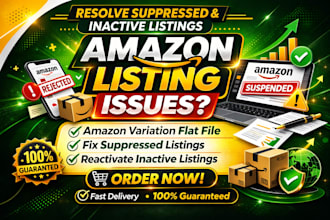 resolve fix your amazon product listing variation error reinstatement issue