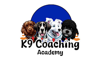 design high quality k9 dog training logo with express delivery