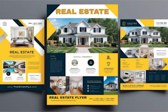 do professional real estate flyer, marketing flyer halloween sales flyer 8hrs