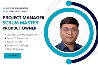 be your agile project manager, product owner, scrum master