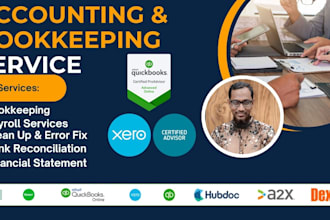 do professional bookkeeping and financial services in quickbooks and xero