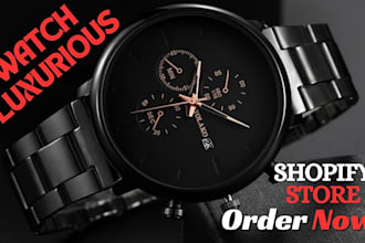 luxury watch shopify store smart wrist watch website smart watch droppshipping