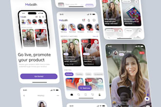 develop livestreaming app, video streaming app with webrtc
