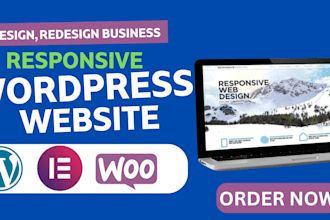 create mobile responsive wordpress website design for your business