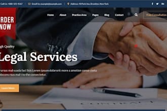 design notary agency attorney notary public law firm website