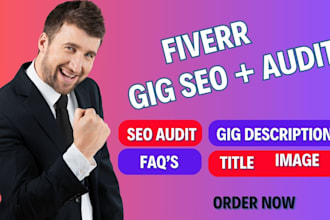 write gig description, fiverr profile, fiverr gig content and gig image