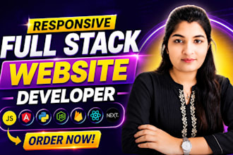 build ai website development, fullstack developer frontend backend web developer