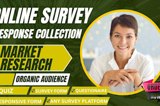conduct online survey via jotforms, typeforms, google forms and get usa response