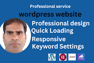 created responsive wordpress website