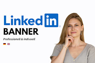 create a professional linkedin banner
