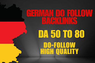publish HQ backlinks technology german de for SEO