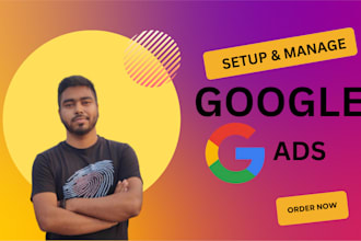 setup your google ads SEM adwords PPC search and display advertising campaigns