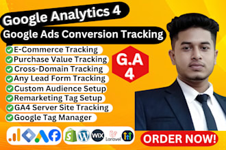 fix or setup google analytics 4 ga4 ecommerce and ads conversion tracking by GTM