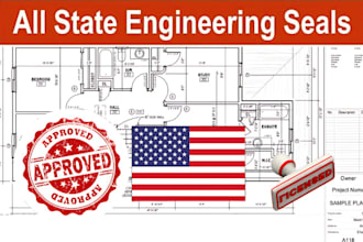 licensed architect, floor plan, house permit drawing ny, az, al, oh, fl pe stamp