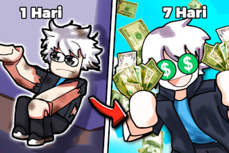 make a professional roblox thumbnail for you