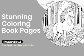 draw cute and easy coloring book pages and activity books
