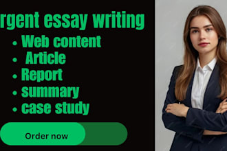 help in urgent essay, summary articles, web content, report