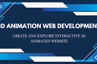 create three js, 3d animation, webflow, landing page, web app, html